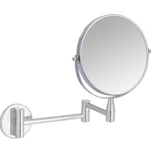 Wall-Mounted Silver Mirror